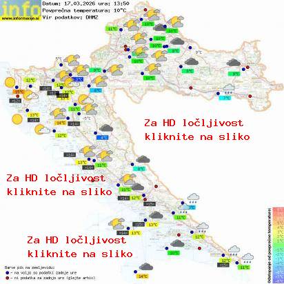 Trenutno vreme Hrvaška