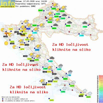Trenutno vreme Hrvaška