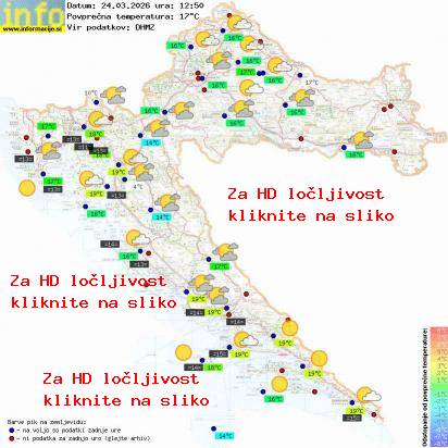 Trenutno vreme Hrvaška