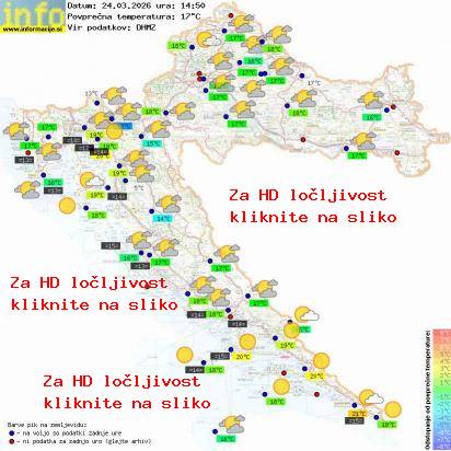 Trenutno vreme Hrvaška