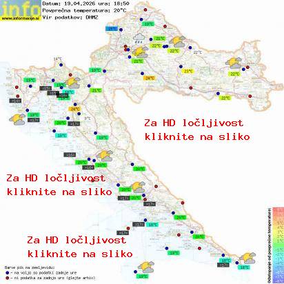 Aktuelles Wetter Kroatien