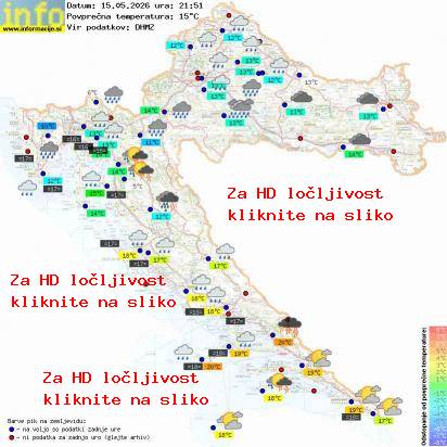 Trenutno vreme Hrvaška