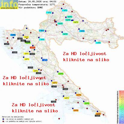 Trenutno vreme Hrvaška