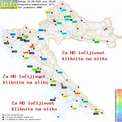 Trenutno vreme Hrvaška