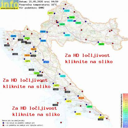 Trenutno vreme Hrvaška
