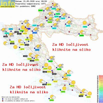 Trenutno vreme Hrvaška