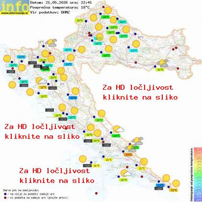 Trenutno vreme Hrvaška