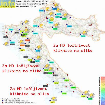 Trenutno vreme Hrvaška