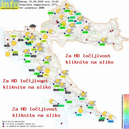 Trenutno vreme Hrvaška