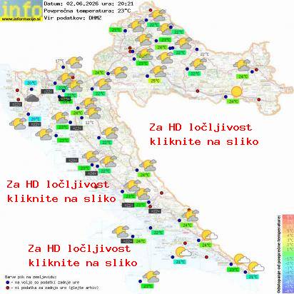 Trenutno vreme Hrvaška