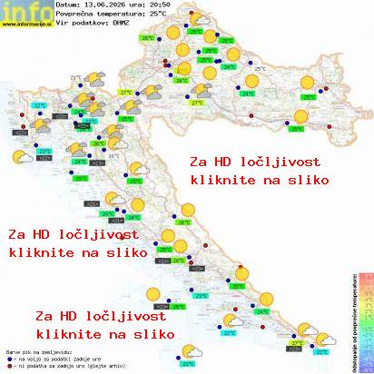 Trenutno vreme Hrvaška