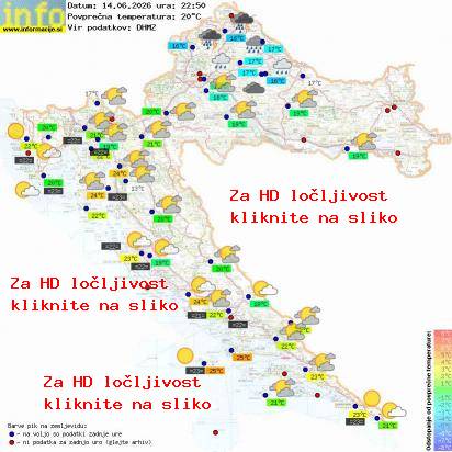 Trenutno vreme Hrvaška