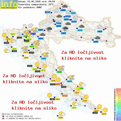 Trenutno vreme Hrvaška