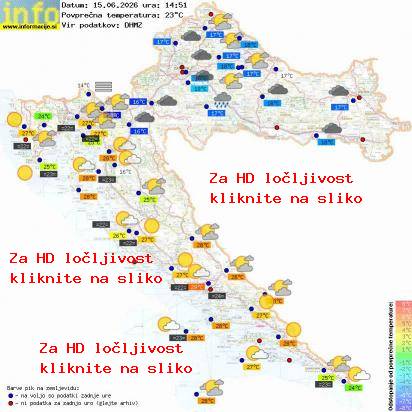 Trenutno vreme Hrvaška