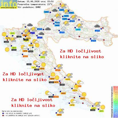 Trenutno vreme Hrvaška