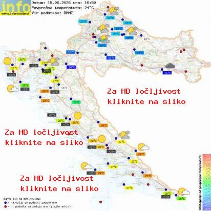 Trenutno vreme Hrvaška