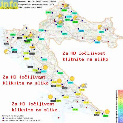 Trenutno vreme Hrvaška