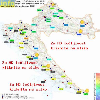 Trenutno vreme Hrvaška
