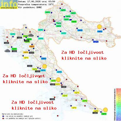 Trenutno vreme Hrvaška