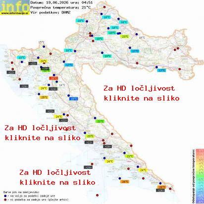 Trenutno vreme Hrvaška