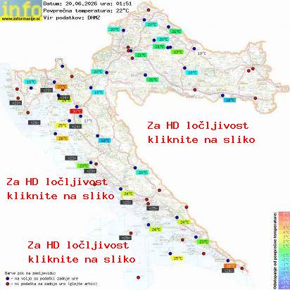 Trenutno vreme Hrvaška