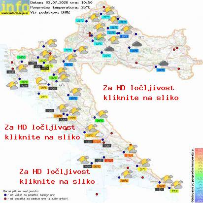 Trenutno vreme Hrvaška