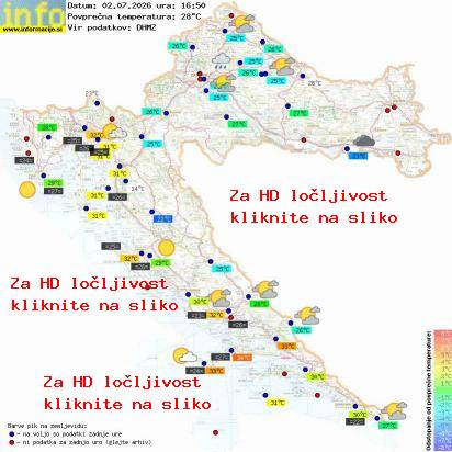 Trenutno vreme Hrvaška