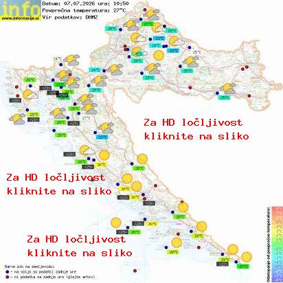 Trenutno vreme Hrvaška