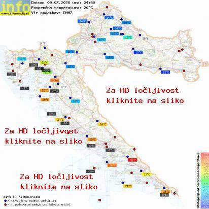 Trenutno vreme Hrvaška