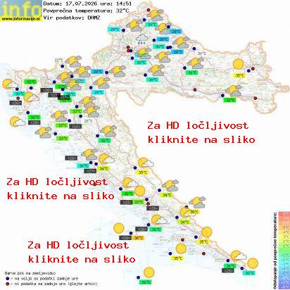 Trenutno vreme Hrvaška