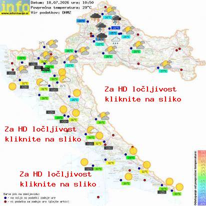 Trenutno vreme Hrvaška
