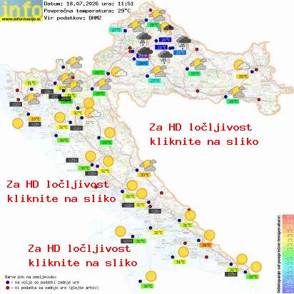 Trenutno vreme Hrvaška