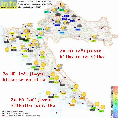 Trenutno vreme Hrvaška