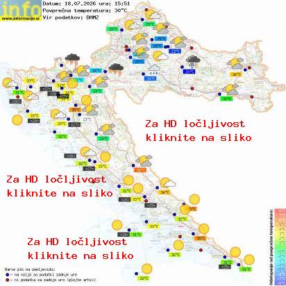 Trenutno vreme Hrvaška