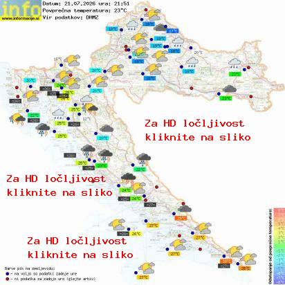 Trenutno vreme Hrvaška