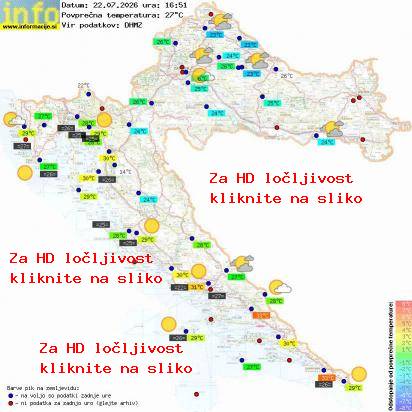 Trenutno vreme Hrvaška