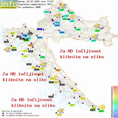 Trenutno vreme Hrvaška