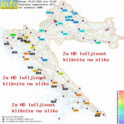 Trenutno vreme Hrvaška