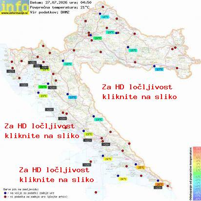Trenutno vreme Hrvaška