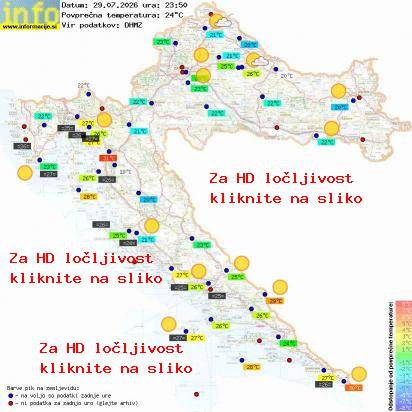 Trenutno vreme Hrvaška