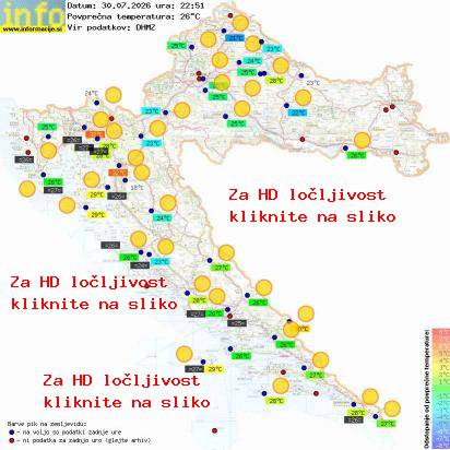 Trenutno vreme Hrvaška