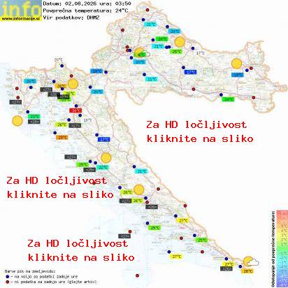 Trenutno vreme Hrvaška