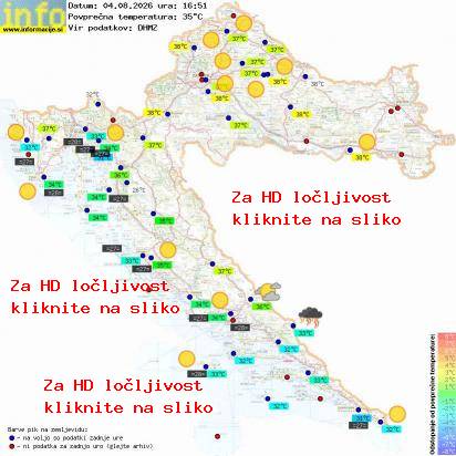 Trenutno vreme Hrvaška
