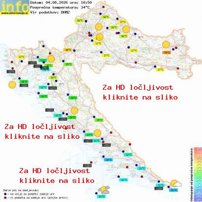 Trenutno vreme Hrvaška