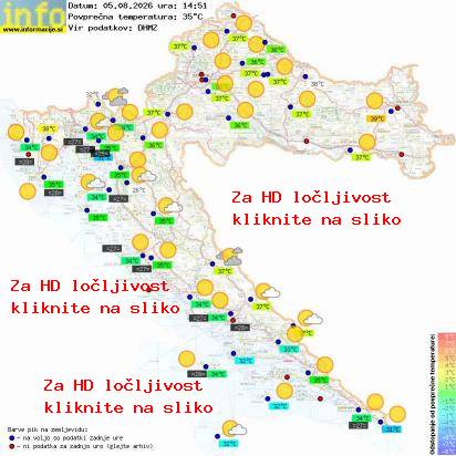 Trenutno vreme Hrvaška