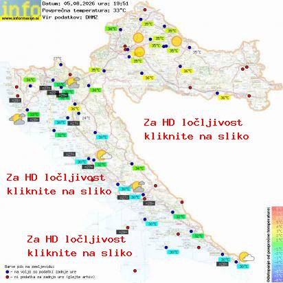 Trenutno vreme Hrvaška