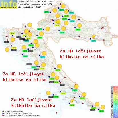 Trenutno vreme Hrvaška