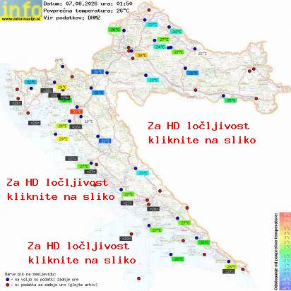 Trenutno vreme Hrvaška