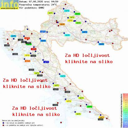 Trenutno vreme Hrvaška