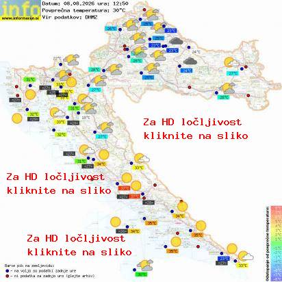 Trenutno vreme Hrvaška